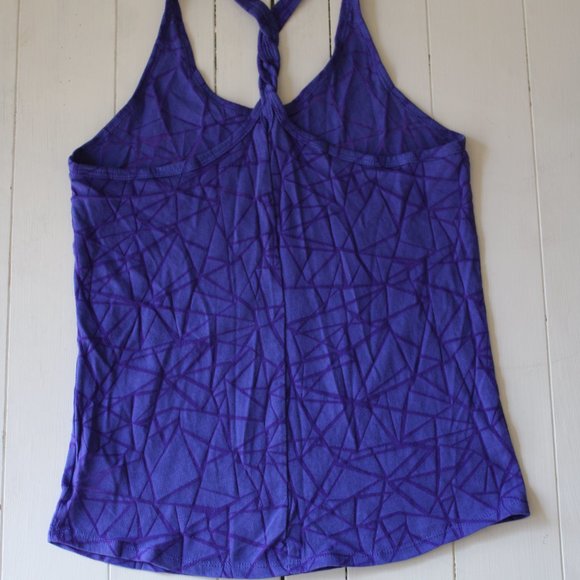 Kids Purple Braided Racer Back Running Tank, Size L (10-12) - Picture 5 of 6